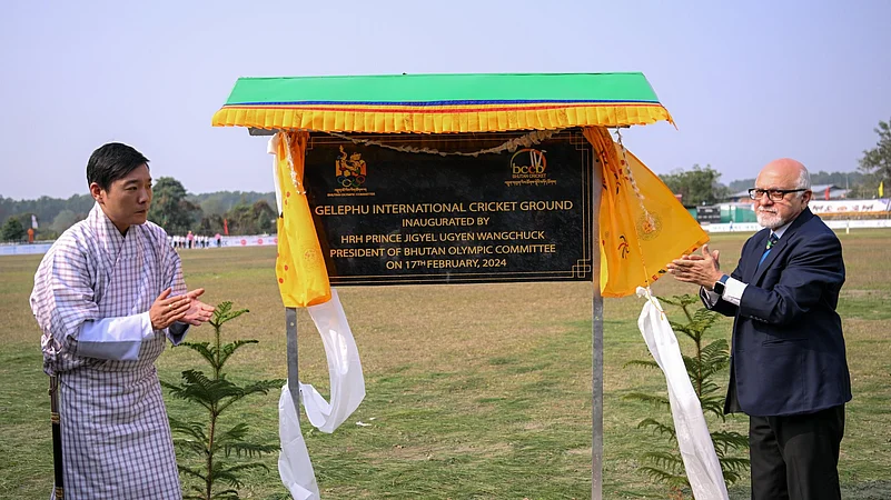 gelephu international cricket stadium X kausthub gudipati