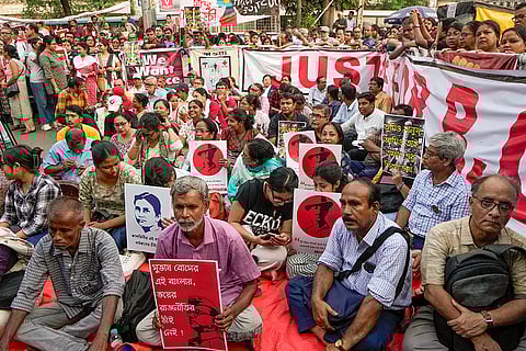 Junior doctors protest in Kolkata