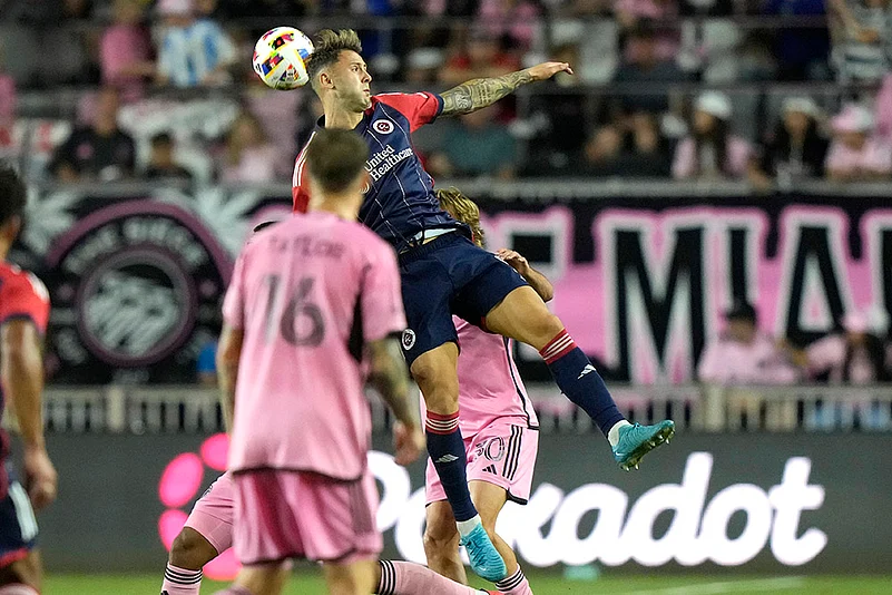 Major League Soccer New England Revolution vs inter Miami Football photo gallery_Giacomo Vrioni
