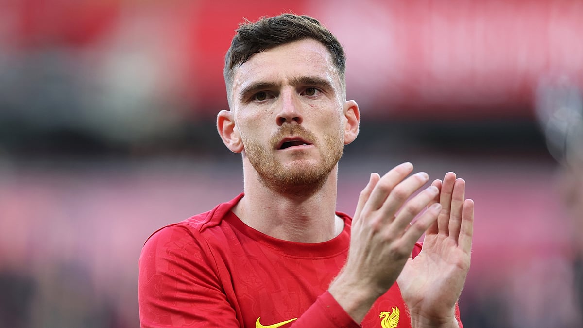 Liverpool left-back Andy Robertson - null