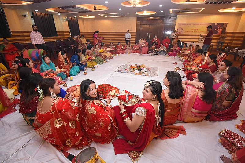 Karwa Chauth festival in Patna