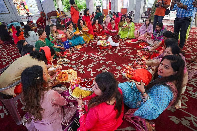 Karva Chauth celebration in Jammu