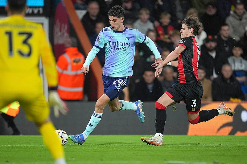 2024-25 English Premier League soccer Arsenal Vs Bournemouth photo gallery_Kai Havertz