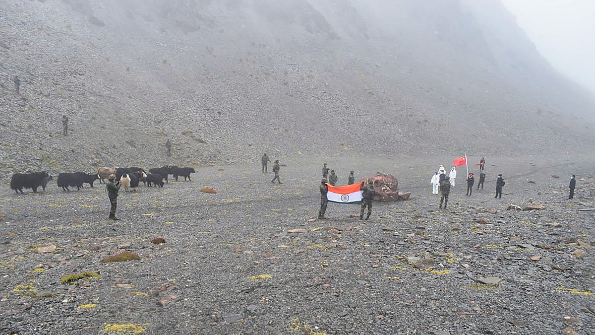 (FILE PHOTO) Indian Army handed over 13 yaks and four calves that strayed across the LAC on Aug. 31, 2020, in East Arunachal Pradesh to China. - PTI 