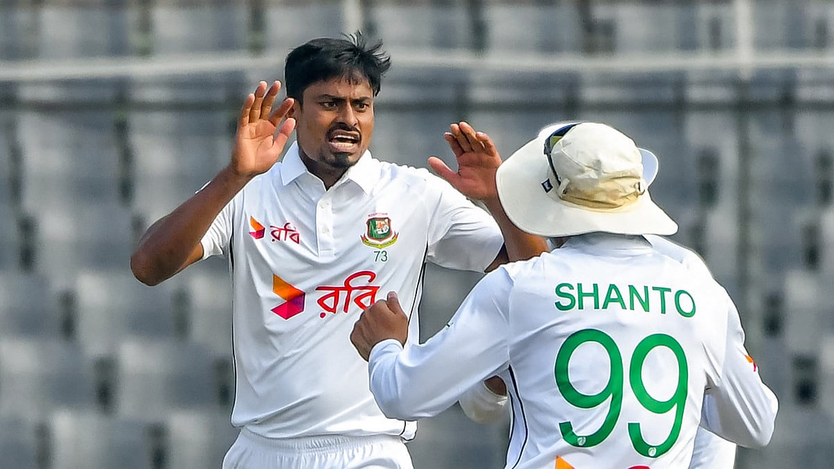 Taijul Islam took five wickets on the opening day of Bangladesh's Test with South Africa.