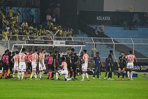 ISL 2024-25: Match stopped for a few minutes due to crowd violence