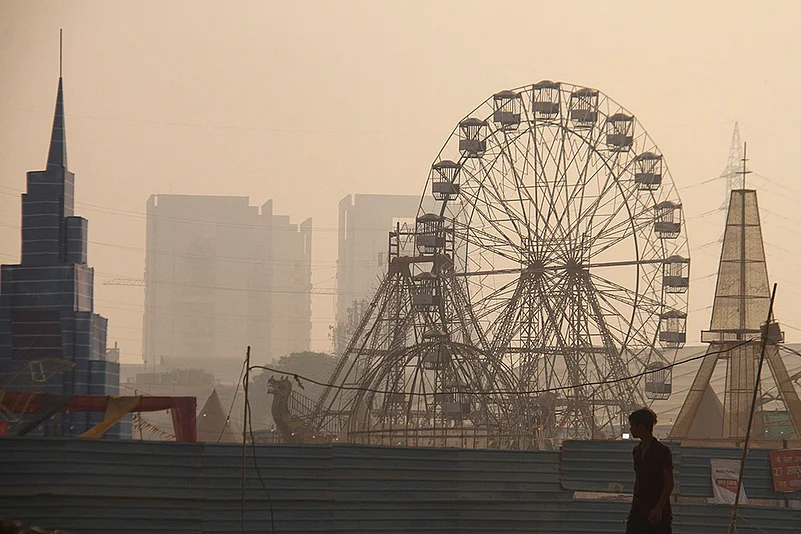 Weather Smog in Gurugram