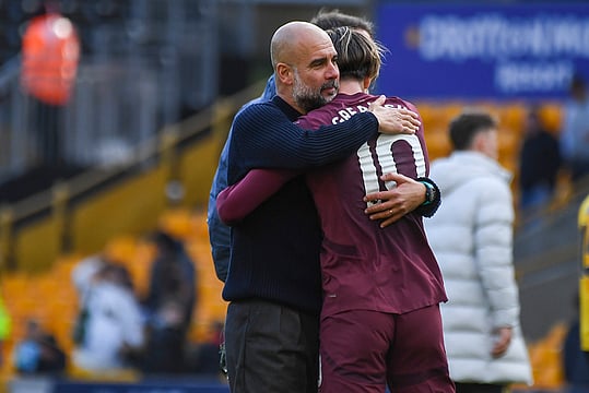 English Premier League: Manchester City Pip Wolves 2-1 In Dramatic Fashion - In Pics