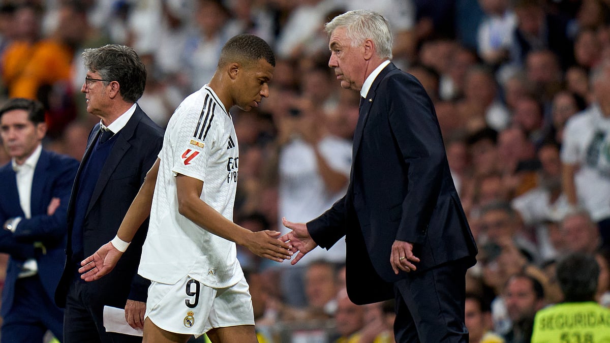 Carlo Ancelotti believes Kylian Mbappe should have scored more goals for Real Madrid this season.