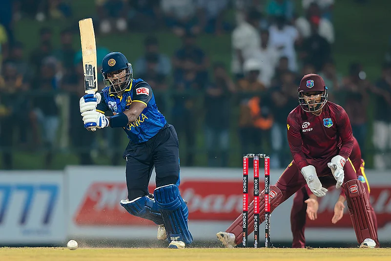 Sri Lanka vs West Indies First ODI cricket photo gallery_Nishan Madushka
