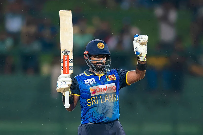 Sri Lanka vs West Indies First ODI cricket photo gallery_Charith Asalanka