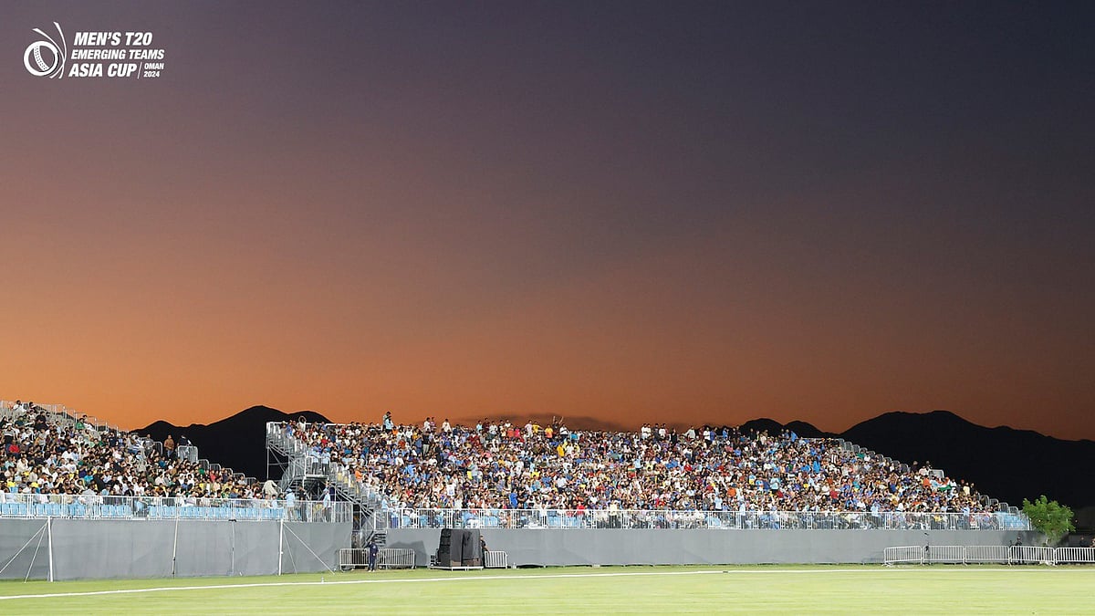 X/ACCMedia : Al Amerat Cricket Ground in Muscat.