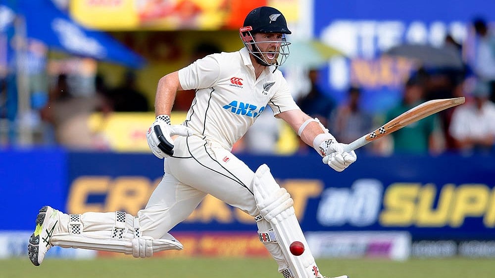 SL Vs NZ, 1st Test Day 2: New Zealand's Kane Williamson runs between the wickets - | Photo: AP/Viraj Kothalawala