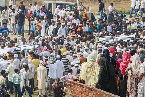 Six family members killed in cylinder blast