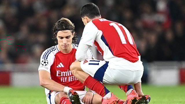 Champions League: Riccardo Calafiori Injury A 'Worry' For Mikel Arteta Ahead Of Liverpool Showdown