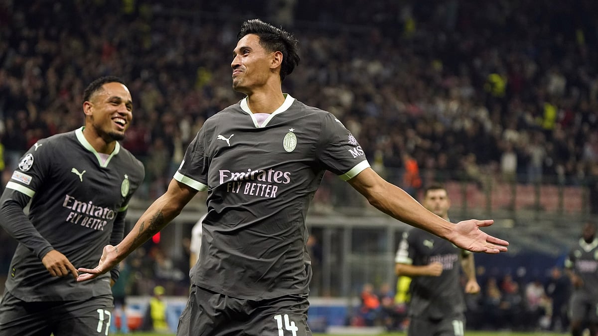 Milan goalscorer Tijjani Reijnders - null