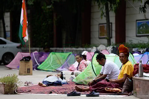 Sonam Wangchuk's followers were on hunger strike for 16 days at Delhi's Ladakh Bhavan