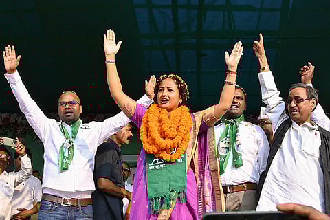 Kalpana Soren campaigns