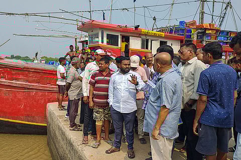 Balasore MLA inspects areas before cyclone Dana