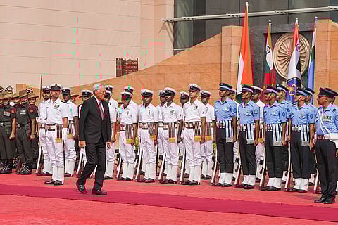 Singaporean Defence Minister in Delhi