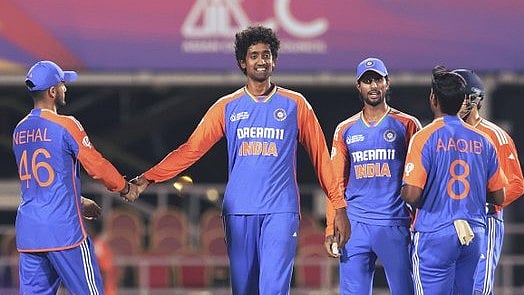 X/BCCI : India A team in the ACC Emerging Asia Cup 2024.