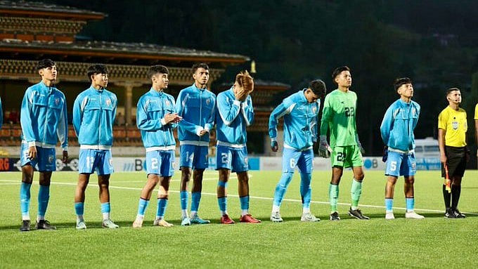 X/IndianFootball : India U-17 football team.