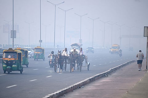 Weather: Air pollution in Delhi
