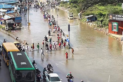 Karnataka Rains: Heavy rain floods large parts of North Bengaluru