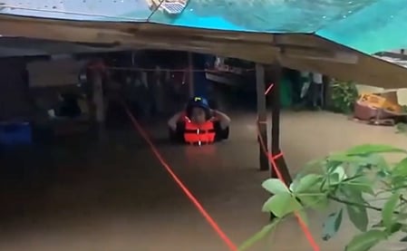 X/@WeatherBug : Tropical storm Trami leads to flooding in several areas in Philippines