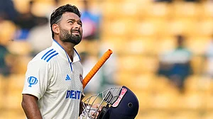 PTI/Shailendra Bhojak : Rishabh Pant.