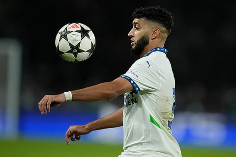 Champions League 2024-25: PSV's Mauro Junior runs with the ball