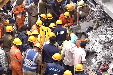Building collapse in Bengaluru