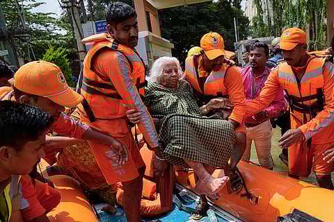 Karnataka Rains: Rescue ops underway as apartment flooded in Bengaluru