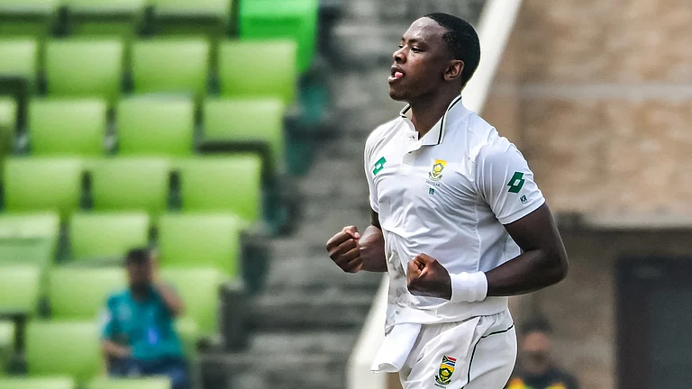 South Africa's Kagiso Rabada. - null