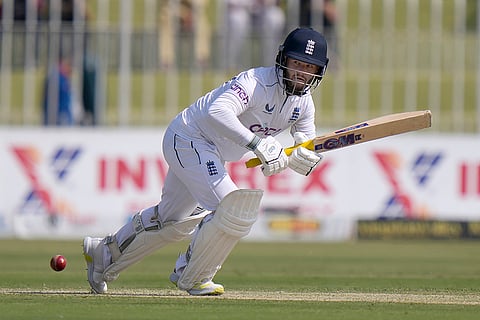 Pakistan vs England 3rd Test: England's Ben Duckett plays a shot during the day one