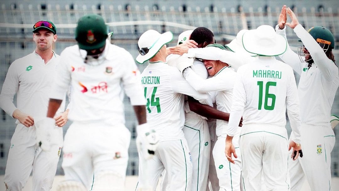 ban vs rsa 1st test rsa win X proteas men