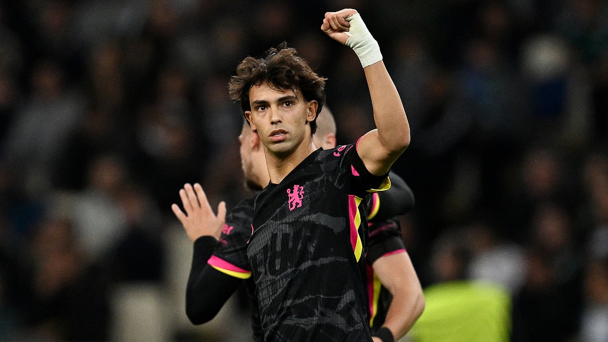 Joao Felix celebrates after scoring versus Panathinaikos. - null