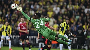 Manchester United goalkeeper Andre Onana