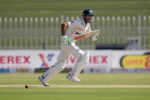 Pakistan vs England 3rd Test: Pakistan's Shan Masood runs to take a score during the day two