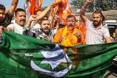Bajrang Dal protest in Jammu