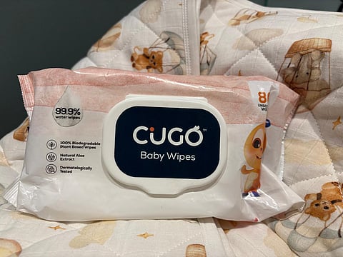 Water based wet wipes