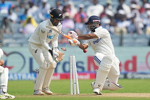 India Vs New Zealand 2nd Test: India's Rishabh Pant is bowled out during the day two