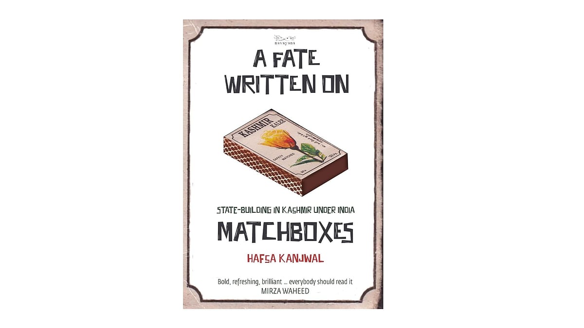 Amazon  : Book Cover 'A Fate Written On Matchboxes: State-Building In Kashmir Under India'
