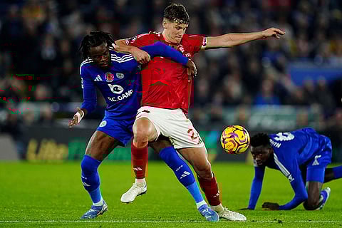 English Premier League soccer match: Nottingham Forest vs Leicester City