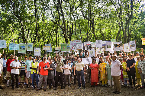 Protest for Vetal Tekadi