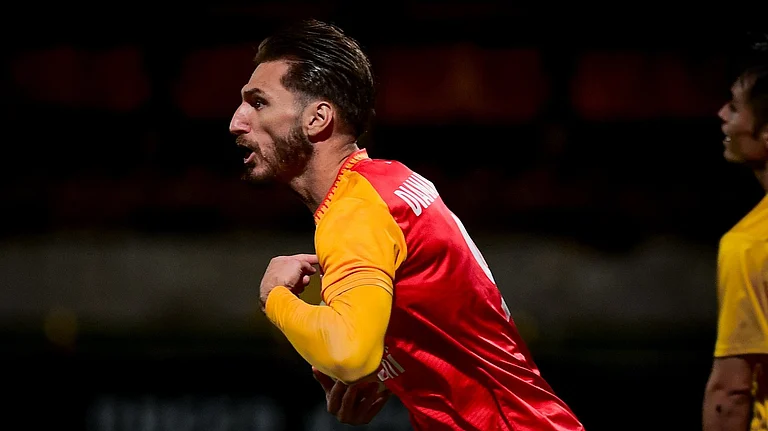 Dimitrios Diamantakos scored his second goal in as many matches for East Bengal. - X/East Bengal FC