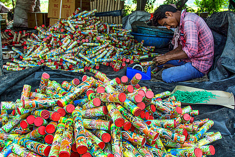 Preparations for Diwali festival