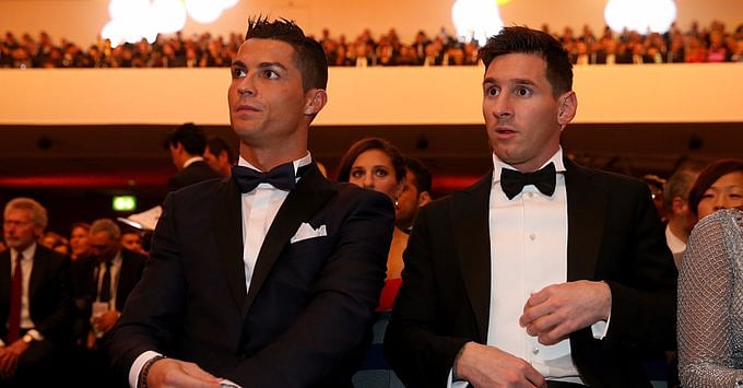 X/FIFAcom : Cristiano Ronaldo and Lionel Messi.