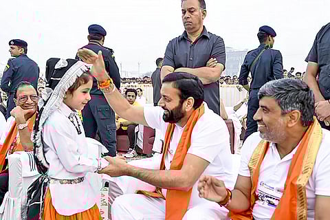 Nayab Saini in Panipat