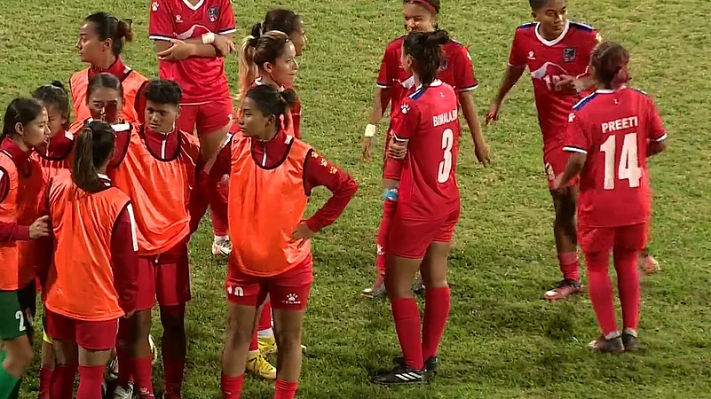 ind-w vs nep-w saff womens championship semifinal